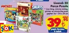LİSANSLI 50 PARÇA PUZZLE LİSANSLI 50 PARÇA PUZZLE